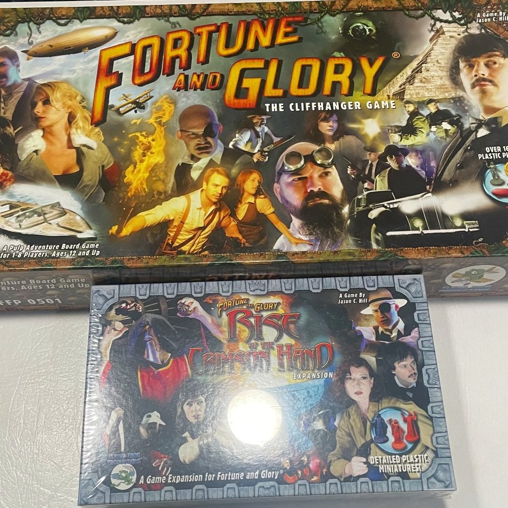 NWT Fortune and Glory Cliffhanger Game with Expansion
